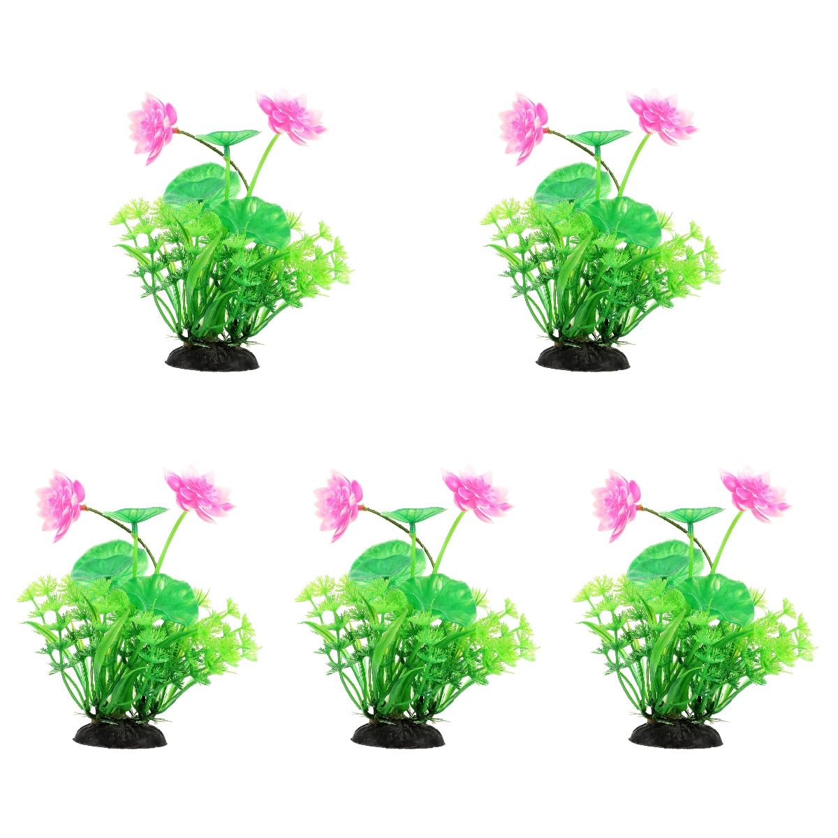 Décorations aquarium sans entretien YARNOW fausses plantes pour poisson de bureau