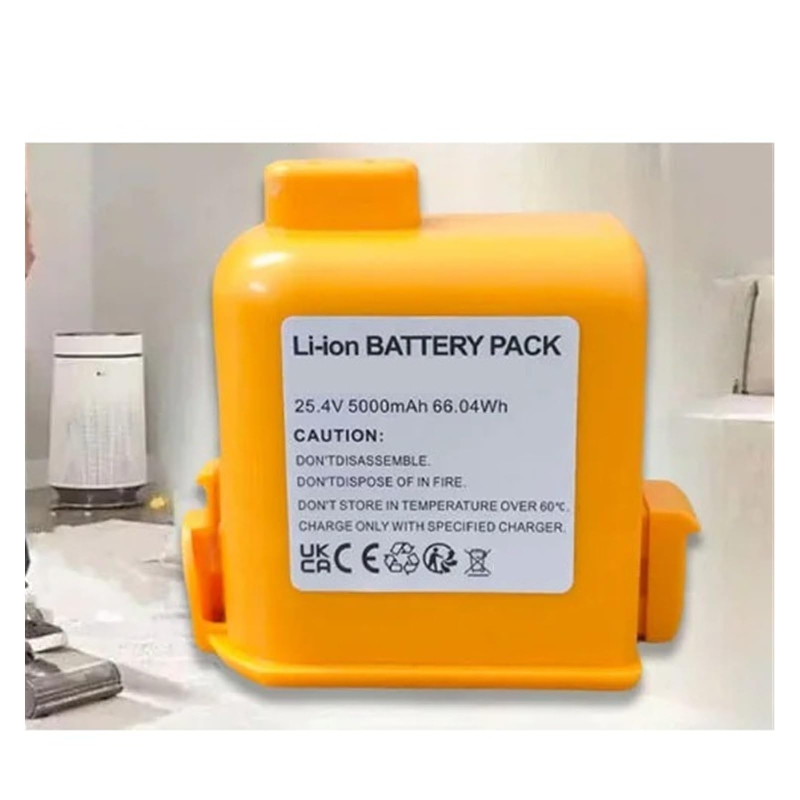 Compatibile for LG Cord Sostituzione Della Batteria CordZero A9 Batteria CordZero for Aspirapolvere A9/P9 Certificato KC Compatibile Con EAC63382201/04(1PCS 2600mAh)