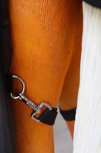 Miniatura 3 de 1200D Turnout - Manta de invierno impermeable transpirable para caballos miniatura burro cabra oveja becerro pony potro potro 882oz cubierta de capa