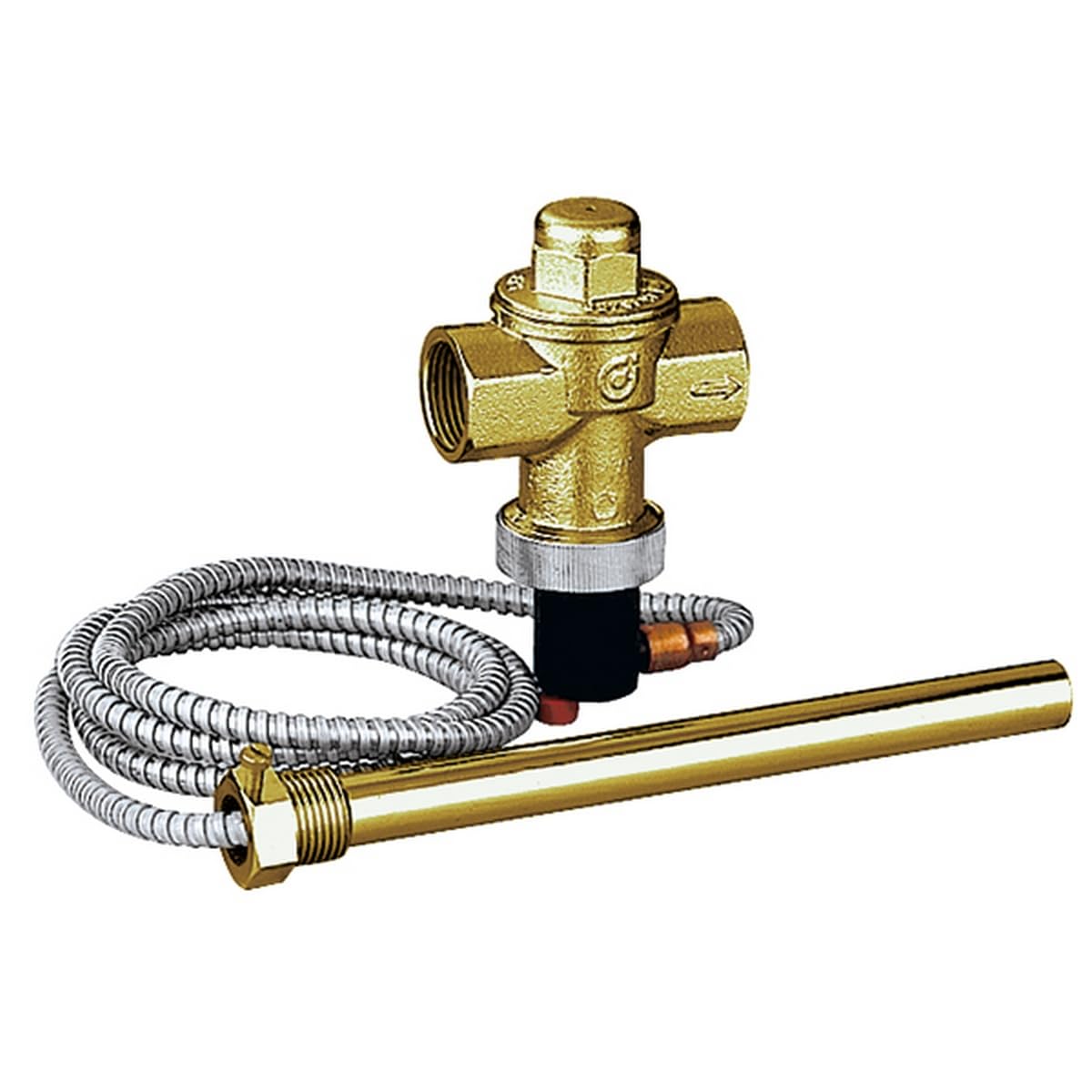Caleffi Sicurezza di scarico termica 3/4" IG connettore verniciato cromato