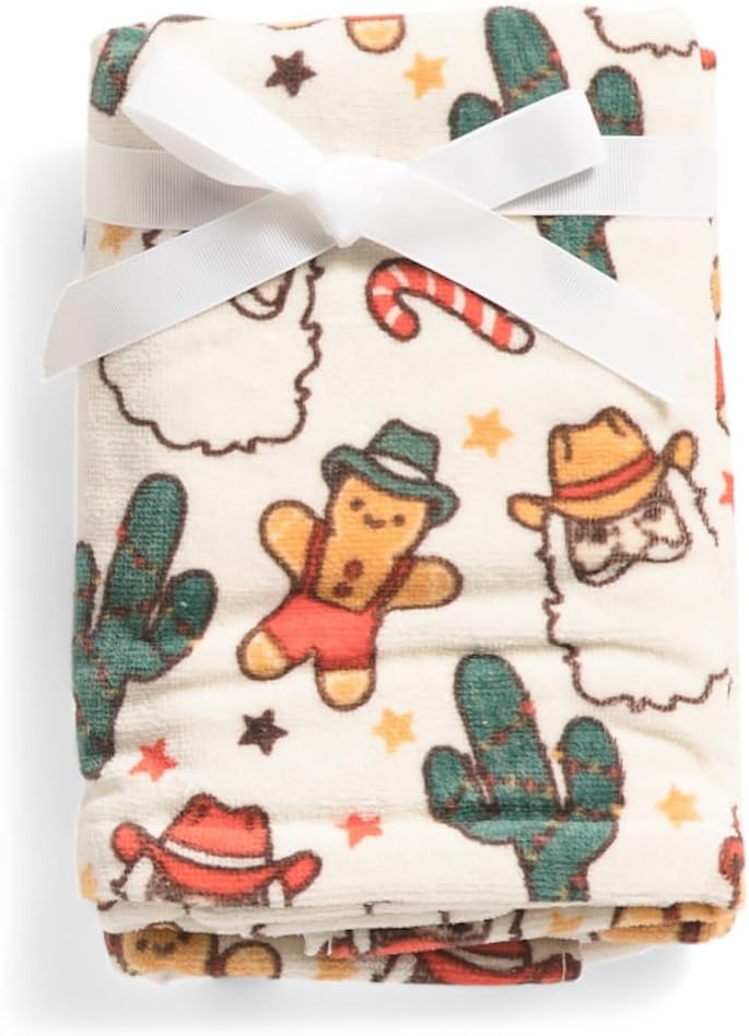 Designs Christmas Hand Towels - Set of 2 (Western Christmas)