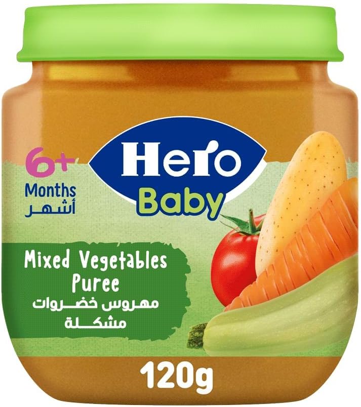 Hero Baby Mixed Vegetable Jar , 171051 , 120G