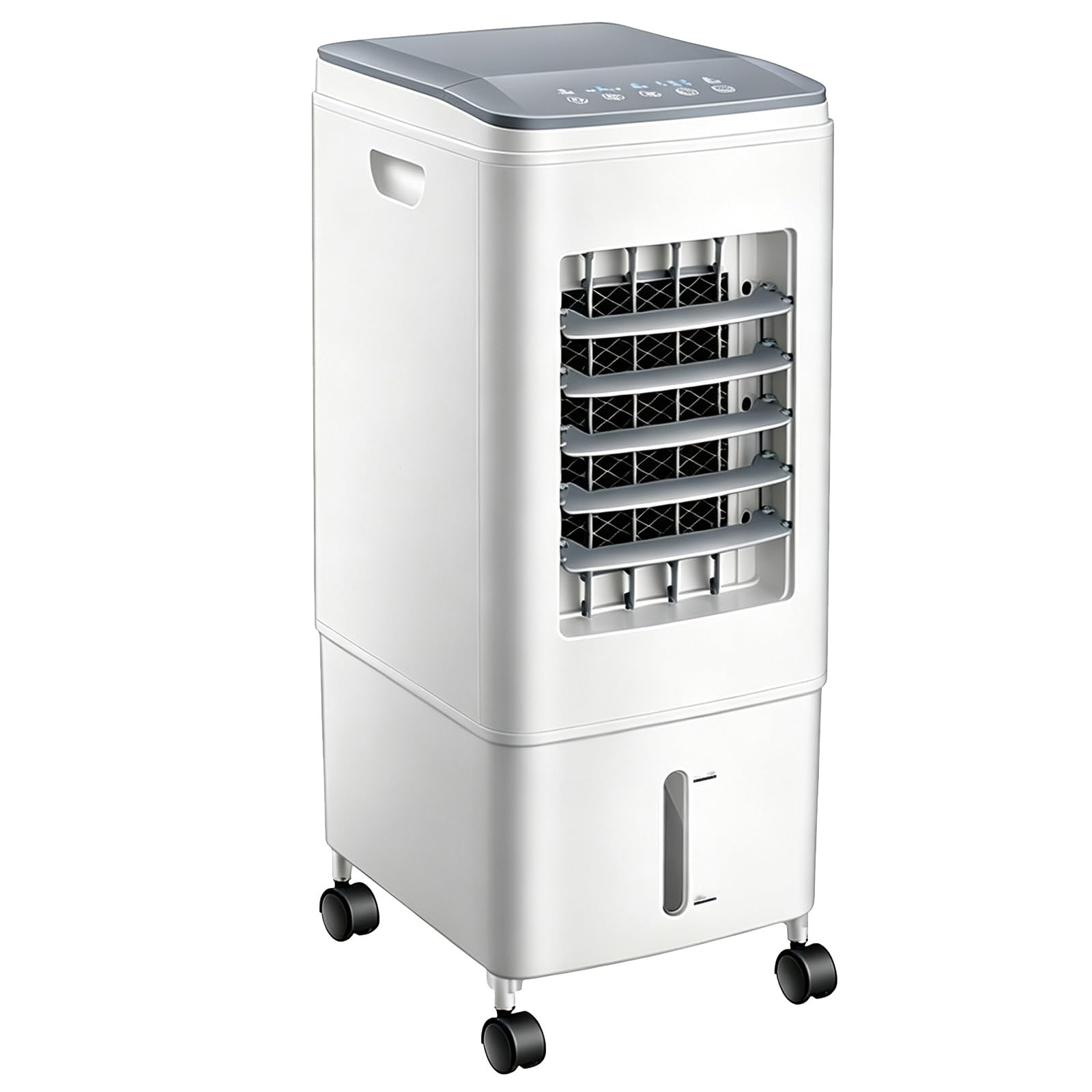 Evaporative Air Cooler, Portable Swamp Cooler with Remote Control, 7H Timer