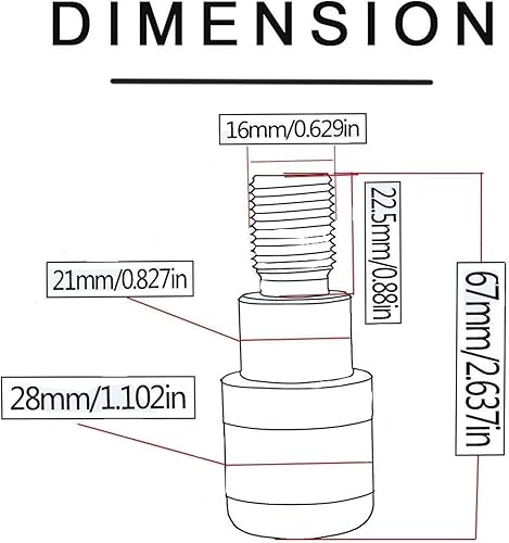 Miniatura 3 de Counterweight Motorcycle Handlebar Grips Handle Bar Cap End for XJ6 Diversion 2009-2016 2010 2011 2012 2013 2014 2015