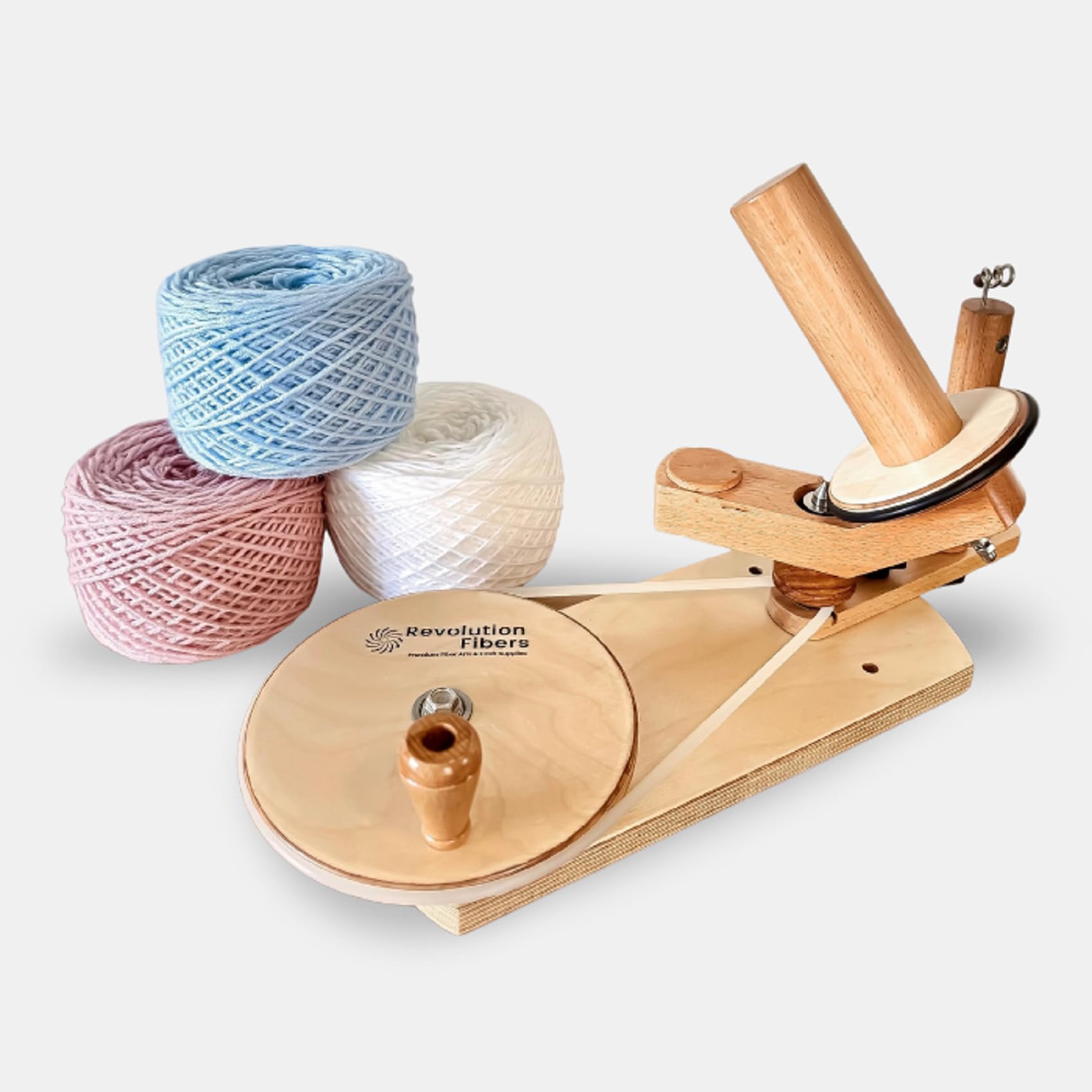 Revolution Fibers Jumbo-Garnkugelwickler, professionelle Qualität, Hartholz-Ahorn, Fassungsvermögen: 482 ml