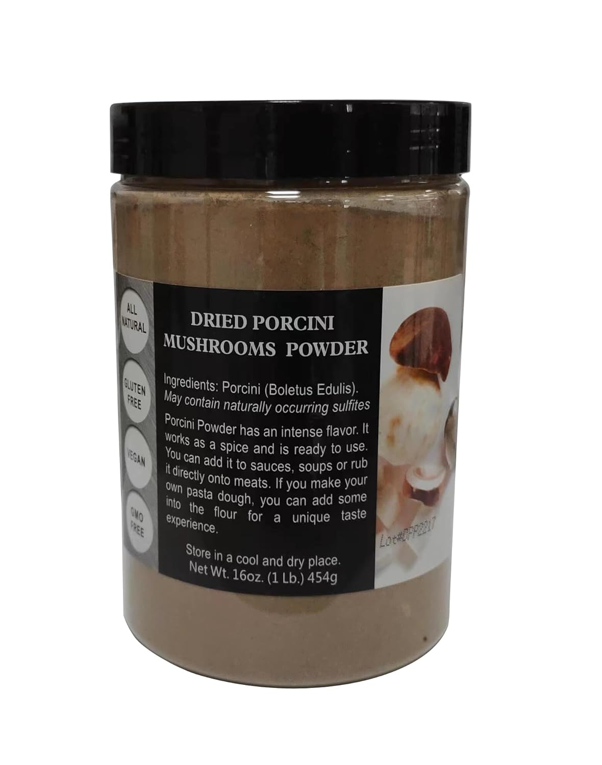 Porcini Mushroom Powder Dried Premium 16oz.
