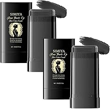SIMIYA Hair Color for White Hair Coverage | Waterproof & Sweat-Proof | Easy Comb Applicator | Quick Root Touch-Up for Men & Women | Temporary Black Hair Color Pen | Pack of 2
