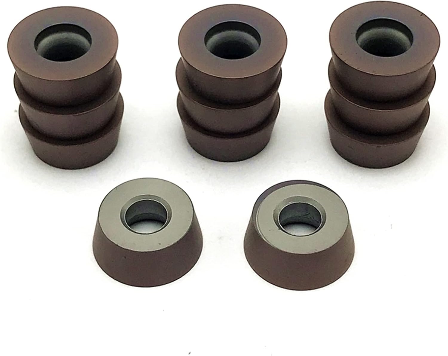 Turning Tool Carbide Insert Cutting Tool CNC Tools Lathe Tools Lathe Cutter Face Milling DOLUNTO(RDMW1204 VP15TF,100PCS)