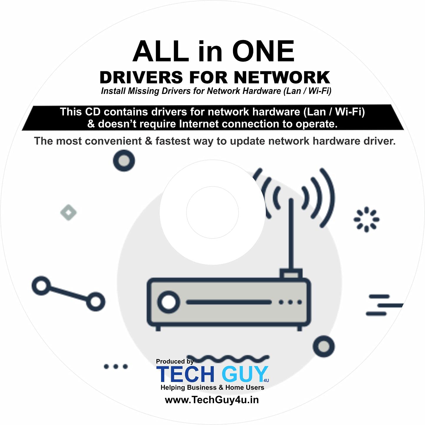 TechGuy4u Windows Drivers Finder: Install Missing Drivers For Network Hardware (Lan / Wi-Fi) And Doesn'T Require Internet Connection To Operate For ALL Windows Computer & Laptop PC Software-image-9