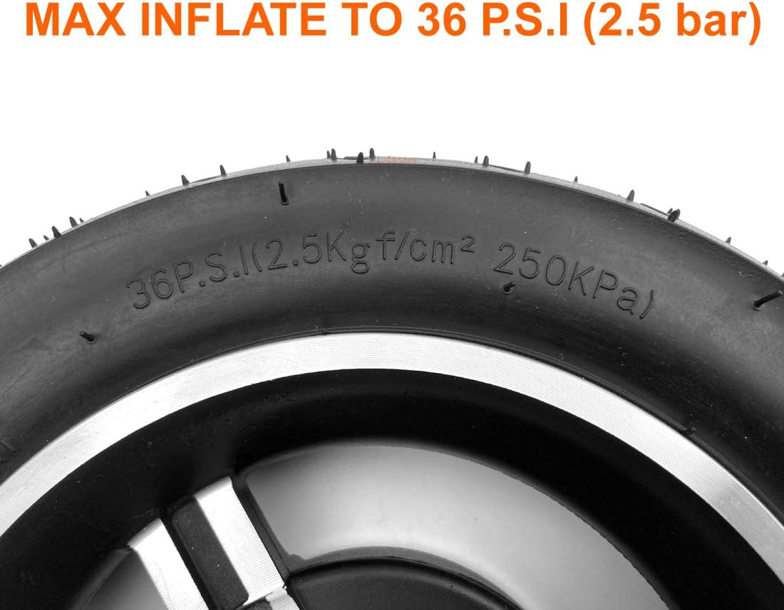 10x2.125 Drum Brake Wheel For Kickscooter 10 Inch Pneumatic Wheel With Drum Brake For High-way Scooter (wheel 120 lever axle)