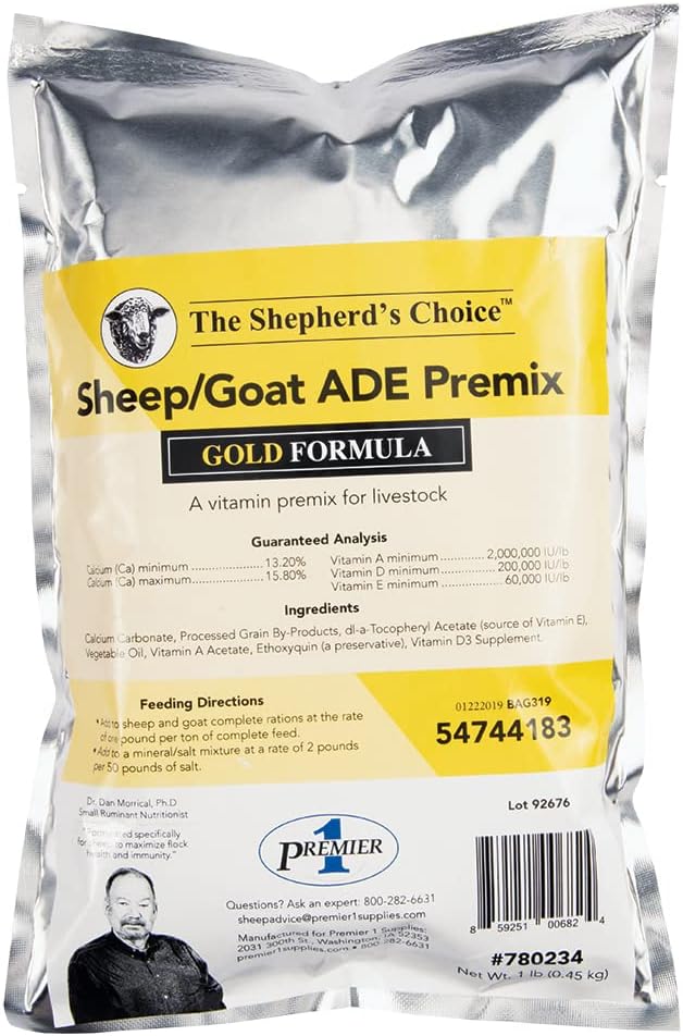 Premier 1 Shepherd's Choice® Sheep & Goat Vitamin ADE Premix - 1 lb Bag
