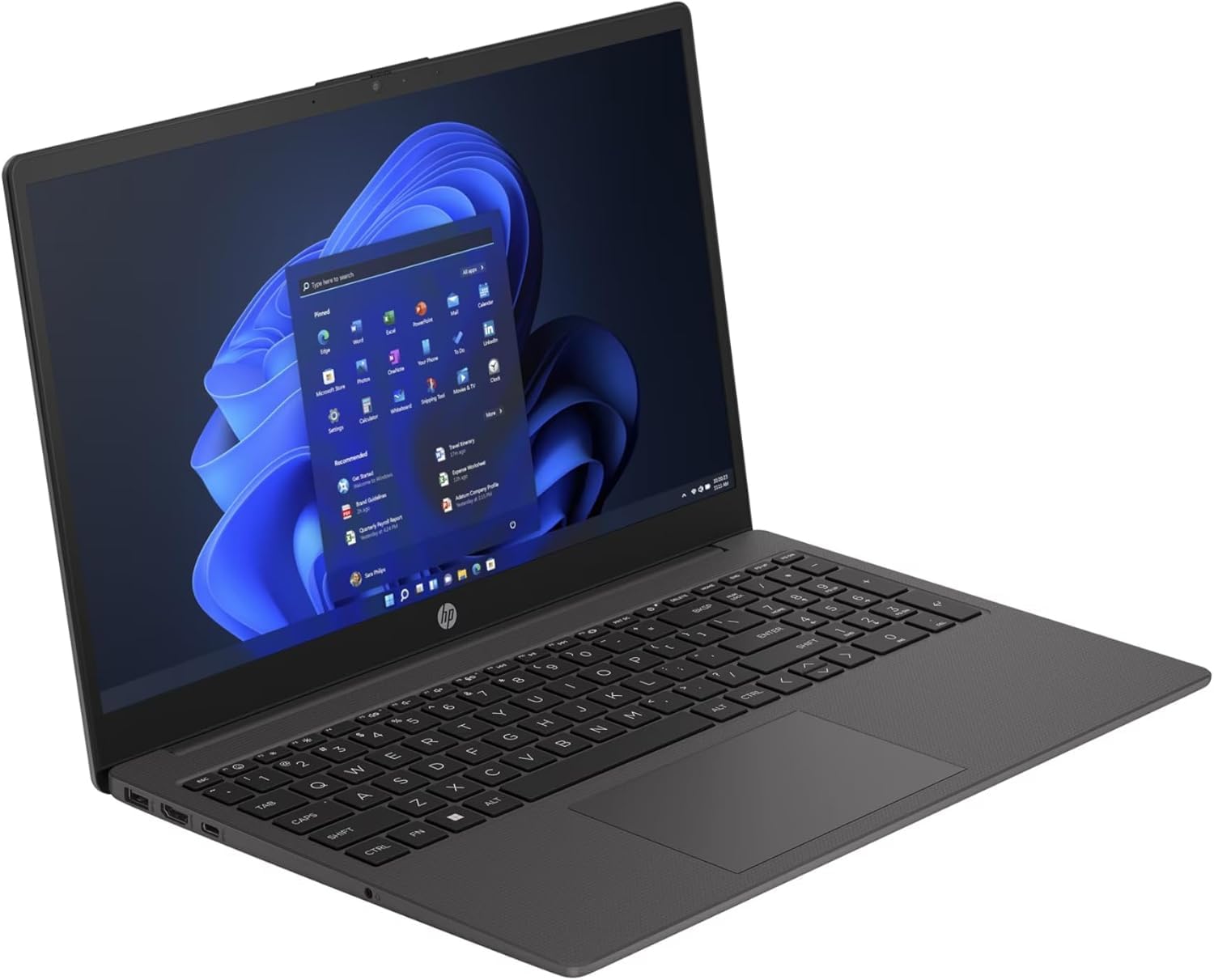 HP 250 G10, Notebook Pc portatile Intel Core i7-1355u 5.0 Ghz, Ram 16Gb, SSHD 512Gb, Display 15.6" Full Hd, Windows 11,Libre Office,pronto utilizzo,Garanzia italia