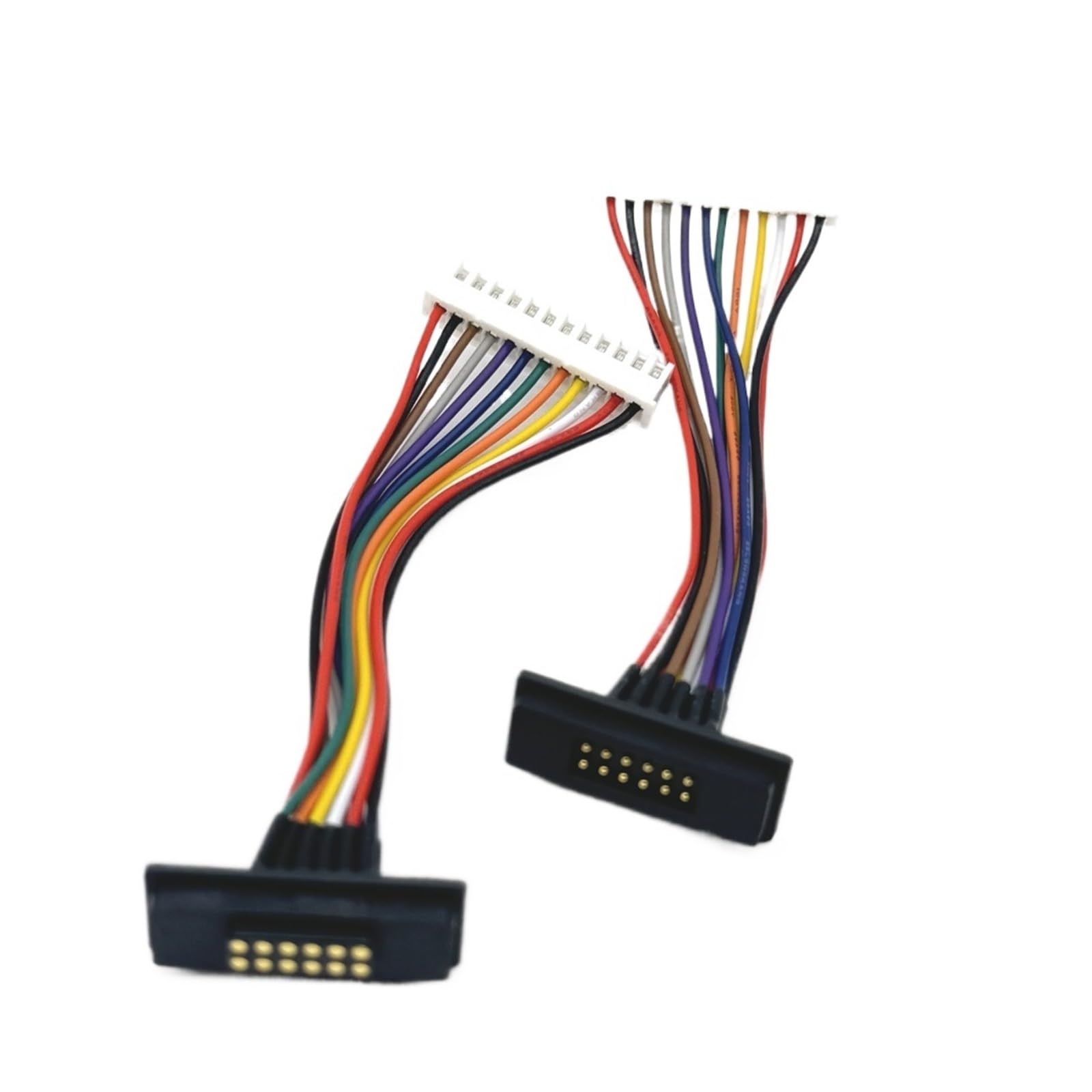 1set 2A 12Pin 20Pin DC Magnetische Pogo Pin Stecker Pogopin Männlich Weiblich Mit Band Kabel Frühling Geladen DC Power buchse(12pin)