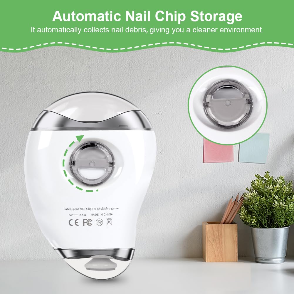 LOPHE Coupe-ongles électrique 2 en 1 pour bébé - Vitesse réglable - Lime à ongles électrique pour bébé et adulte - Silencieux et sûr