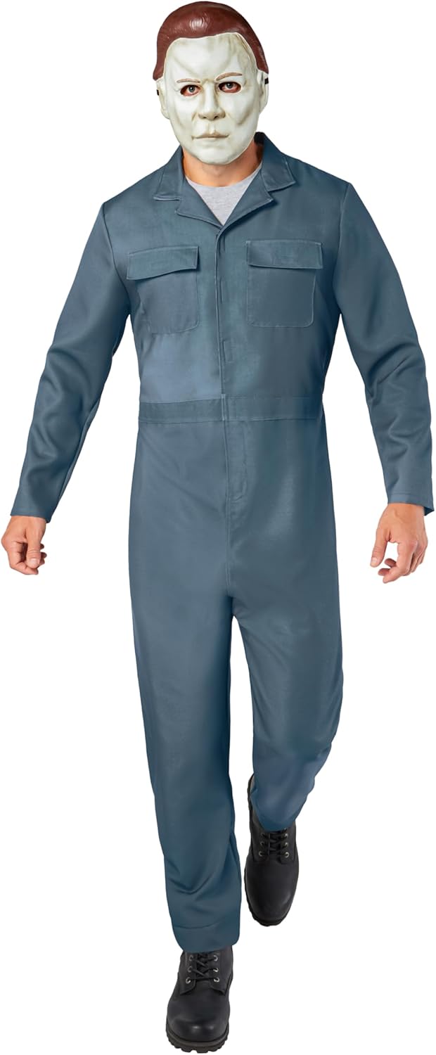 Rubies Men's Halloween II Michael Myers Costume Jumpsuit and Half-mask