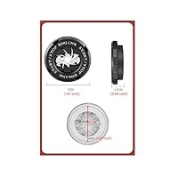 Vista 3 de Cubierta de botón de arranque giratorio para automóvil, cubierta para botón de arranque del motor, accesorios interiores, protección universal