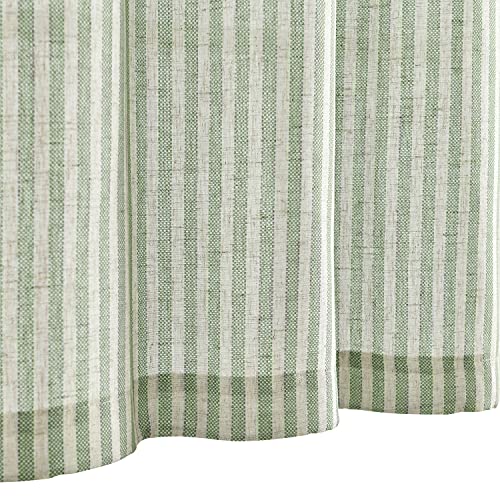 Cortinas de cocina para ventanas cortas: pack de 2 piezas a rayas para renovar tu hogar con estilo 5