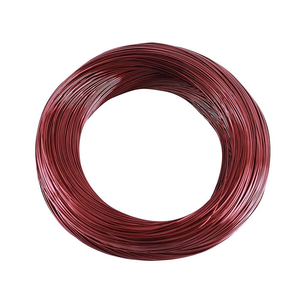 500g 0.8mm 1 mm 1.5mm 2mm 3mm emaliowany przewód drutu aluminiowa odporna na cewkę aluminiową drut aluminiowy okrągły przewód kabel elektryko(OD1mm 500g 223m)