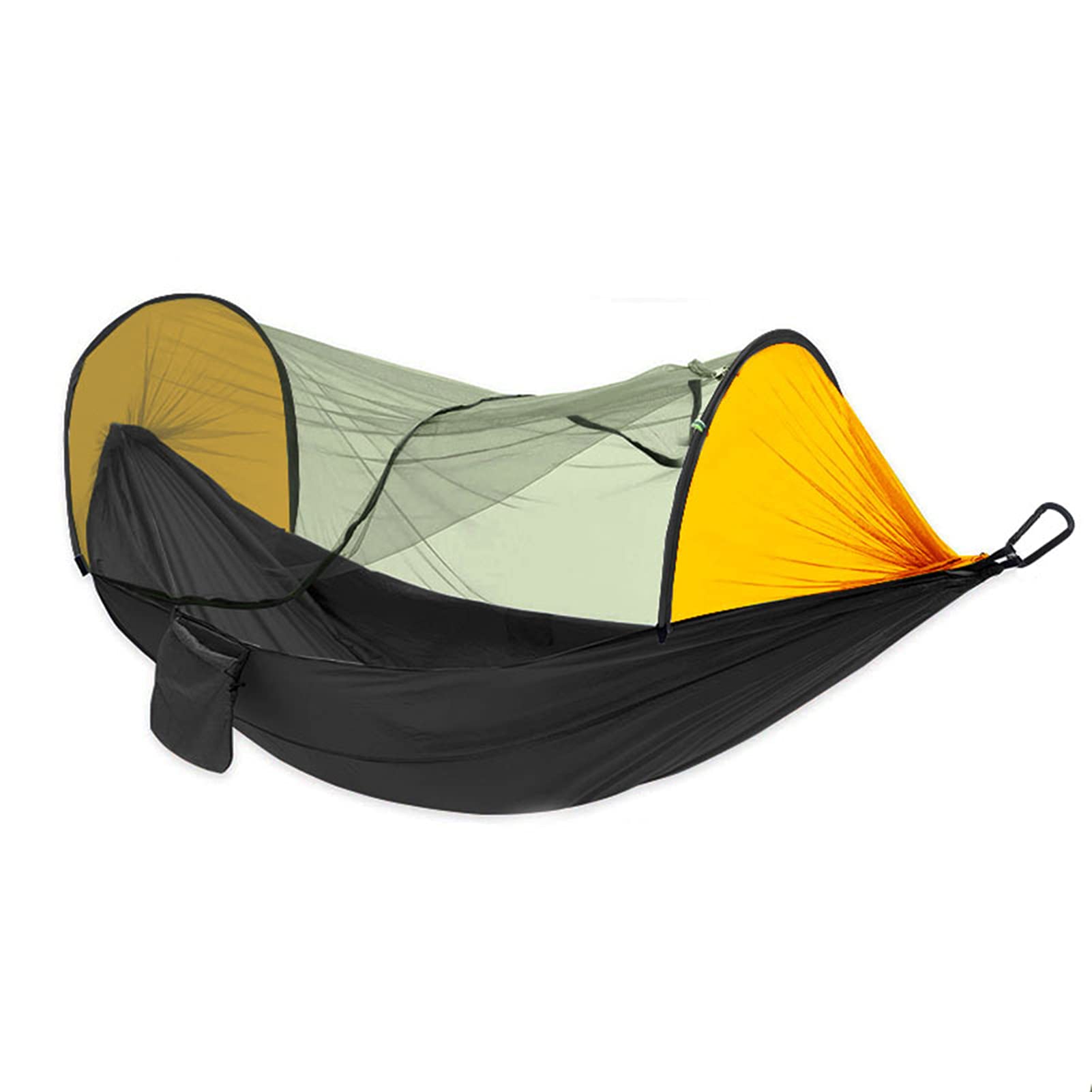 Hamac avec moustiquaire, double hamac de camping pour une utilisation en extérieur, parfait pour la randonnée, la plage, la terrasse, la randonnée, la relaxation, léger et portable