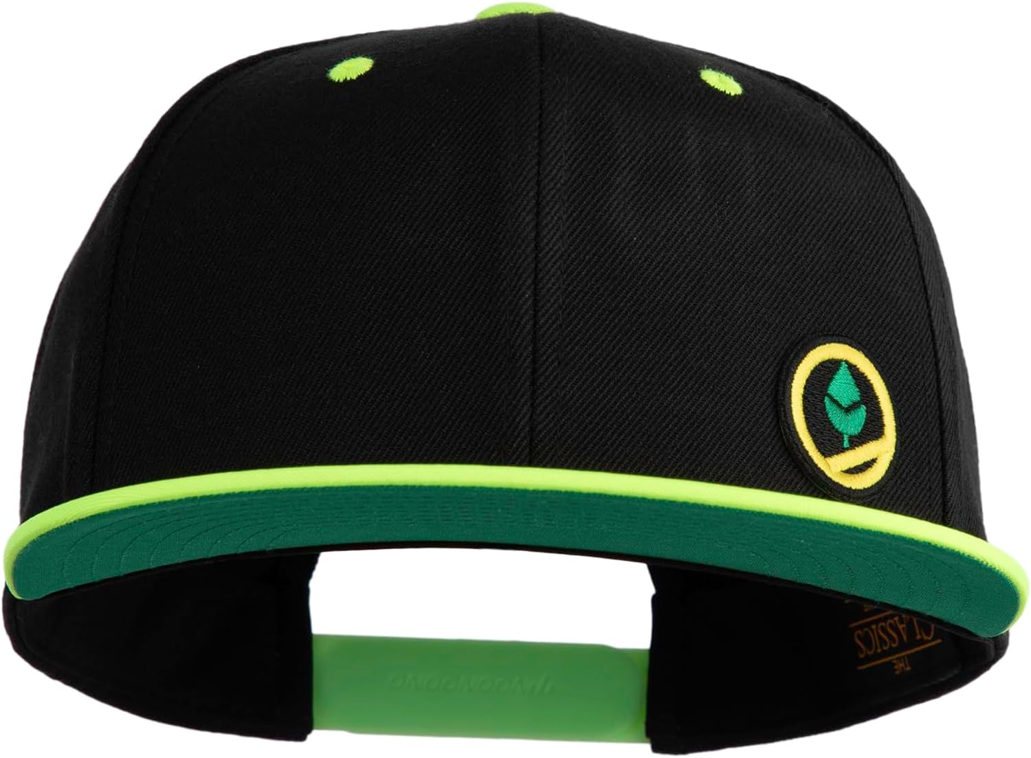 Trainer Red Monster Hunter Patched Classic Snapback Wool Blend 2 Tone Cap