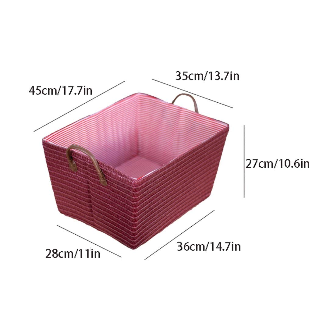 Scatola Portaoggetti Canestri di stoccaggio Pieghevoli Pieghevoli Basket Decorazione d'interni Decorazione Decorazione I contenitori sono adatti for gli uffici domestici Adatto per guardaroba, camera