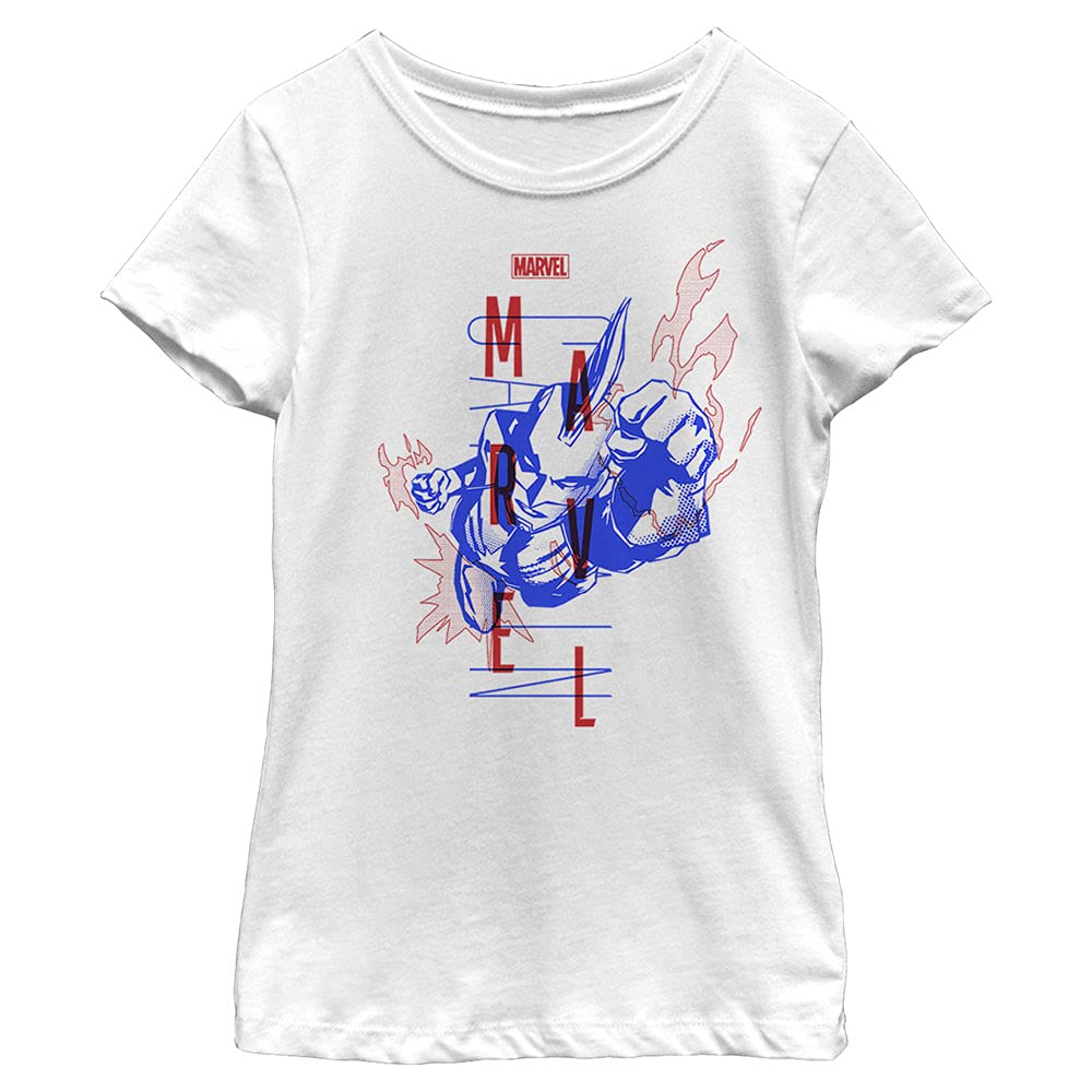 T-Shirt Filles Marvel Blue Coton Confortable Anti-Irritation - 3