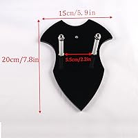 Vista 2 de Soporte vertical de acrílico para espada, para 1 espada, katana o hacha, soporte resistente para espada para pared, exhibición de espada samurái