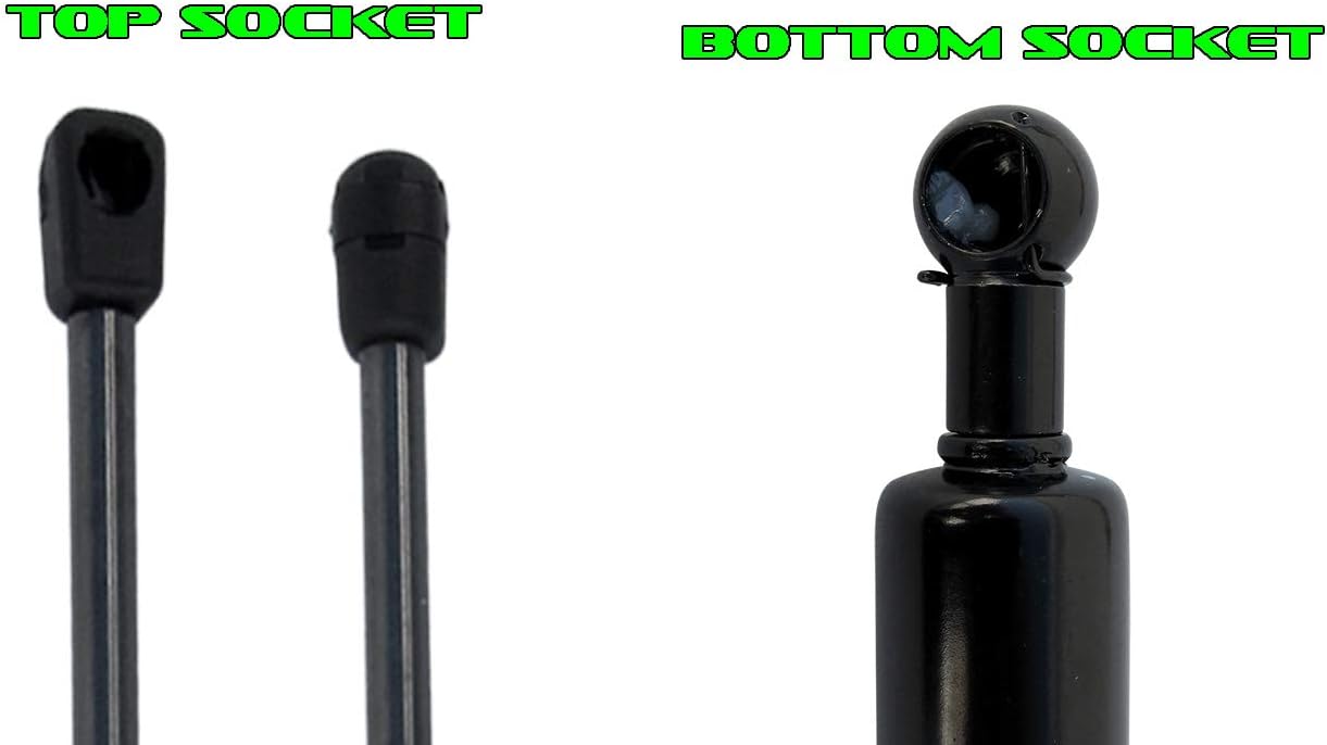 Rugged TUFF RT151002 Rear Hatch Liftgate Lift Supports Struts Gas Springs Shocks Compatible with 1984-1994 Jeep Cherokee, 1984-1990 Wagoneer, 1990-1993 Grand Wagoneer
