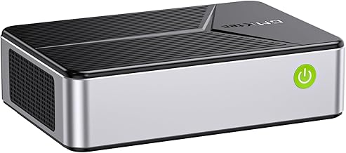 GMKtec Ubuntu Mini PC Linux NAS, G9 Intel N150 Dual Boot Linux + OS Mini Computer 12GB DDR5 64GB EMMC + 1TB M.2 SSD, 4*M.2 NVMe Slots, Dual NIC 2.5GbE, USB-C/USB 3.2 10Gbps, Network Attached Storage