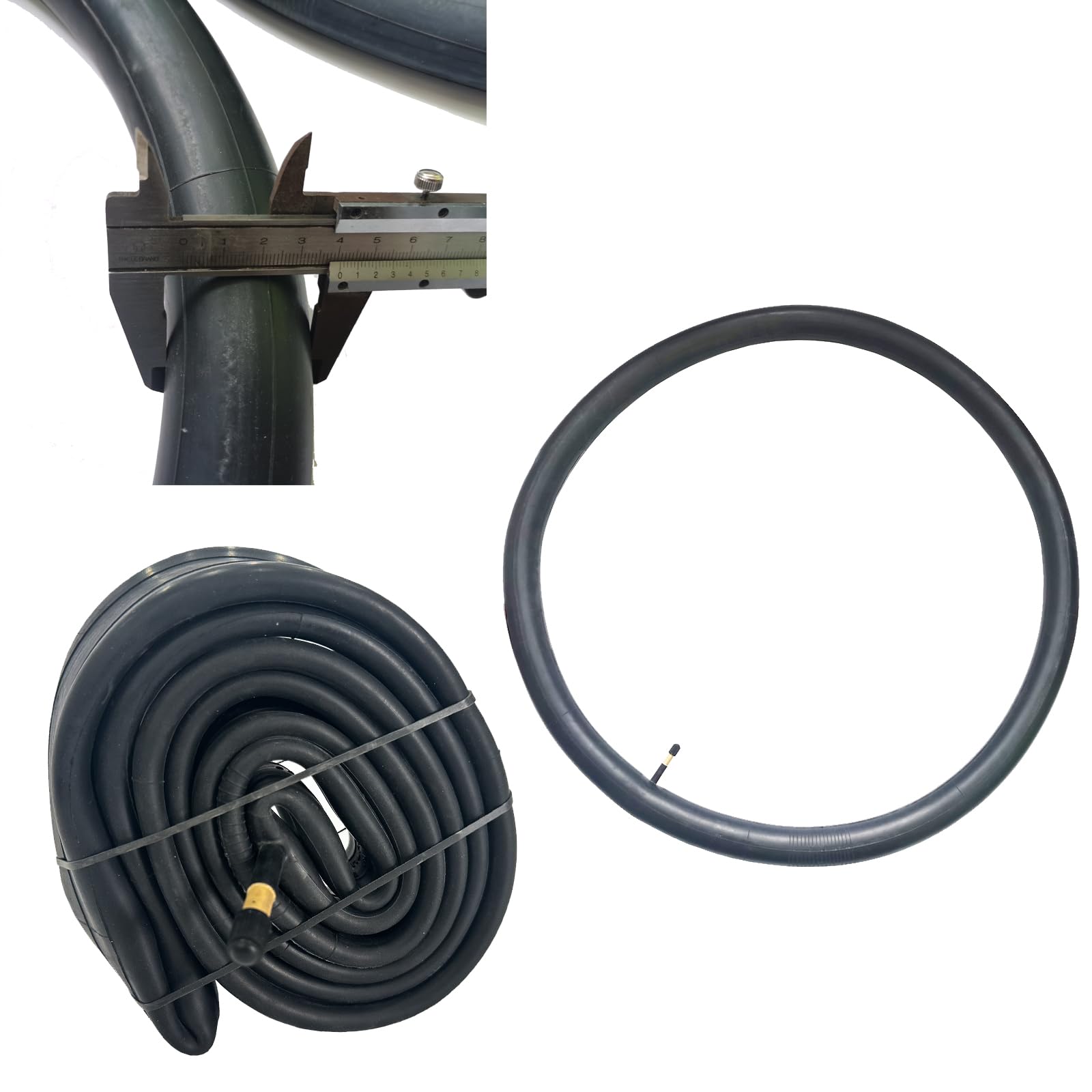 Tubo interior de bicicleta resistente de 26 pulgadas x 2.1-2.4 de grosor, peso neto de 730 g para bicicleta de montaña