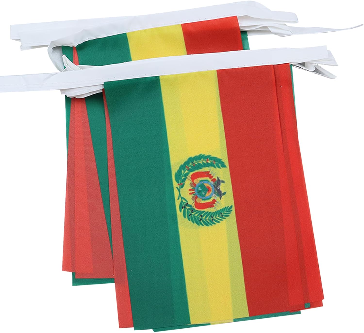AZ FLAG Bolivia 12 meters BUNTING Flag 20 flags 18'' x 12'' - Bolivian STRING flags 30 x 45 cm