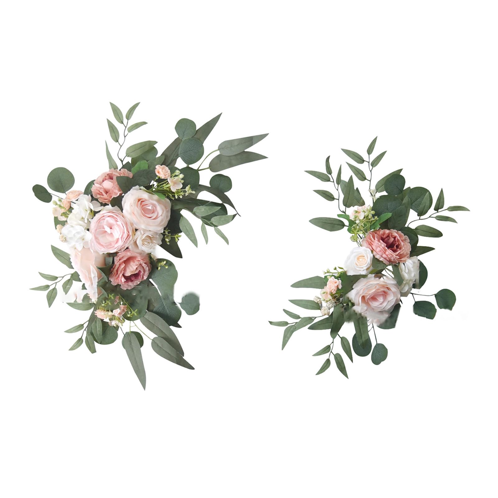 Kalttoy Multipurpose Silk Rose and Peony Florals Arrangement Fashion Accessory for Wedding Supplies Decoration Artificial Rose Garlands