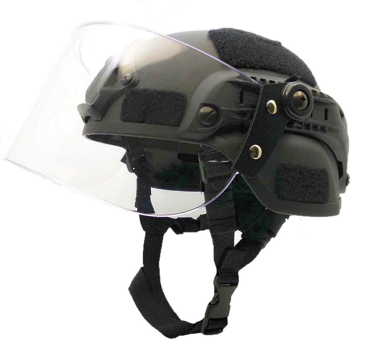 Buy Airsoft MICH 2000 ACH Tactical Helmet with Clear Visor NVG Mount