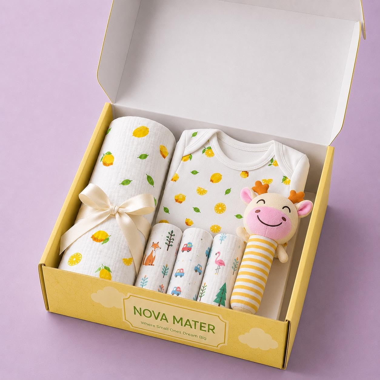 Premium Newborn Baby Gift Hamper | Baby Shower Gift Set (0–6 Months)-image-22