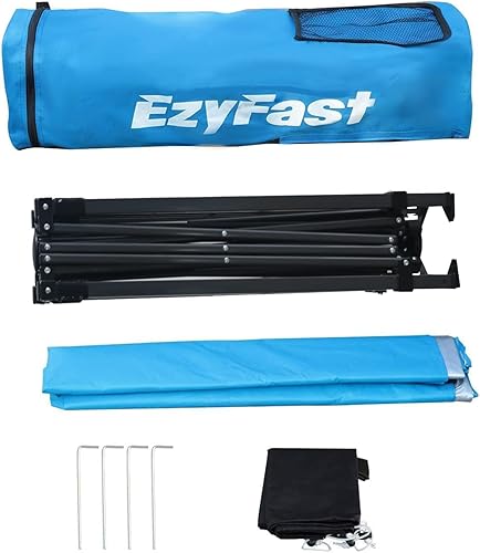 Miniatura 8 de EzyFast Toldo de mochila ultra compacto, refugio emergente, cabaña deportiva portátil, base de 7.5 x 7.5 pies, parte superior de 6 x 6 pies para