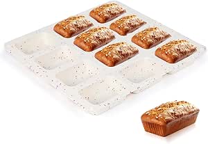 CAKETIME Mini-Backformen Set (2 Stück) | Silikon Mit Metallrahmen | Für Brot, Brownies & Käsekuchen