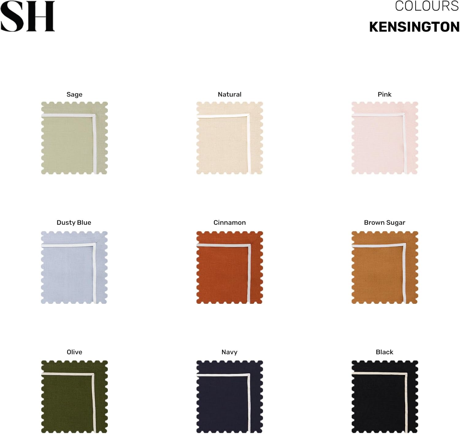 Solino Home Linen Table Runner 36 Inches - 100% Pure Linen Olive Short Table Runner 14 x 36 Inch Ideal for Dresser and Coffee Tables - Kensington