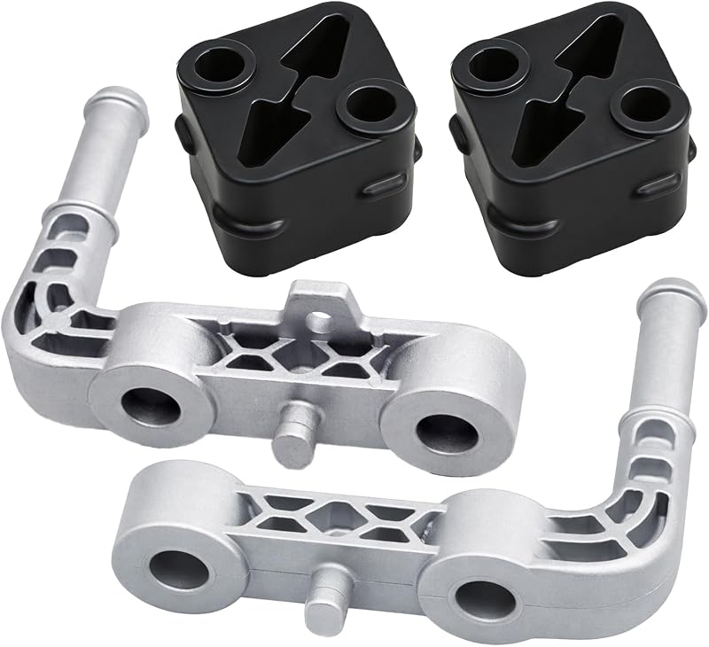 Kit de suportes reforçados do escapamento traseiro FUSCH para silenciador Ram 1500 – 4 peças