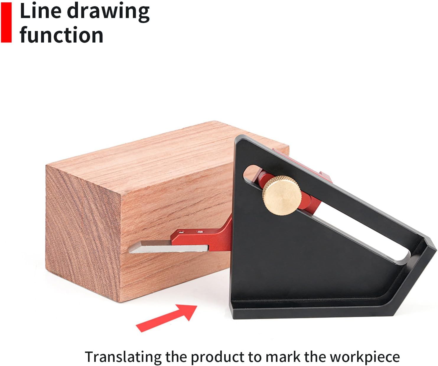 Woodworking Centering Rule Table Sawing Tool Height Gauge Woodworking Measurement Tool Depth Measurement Ruler