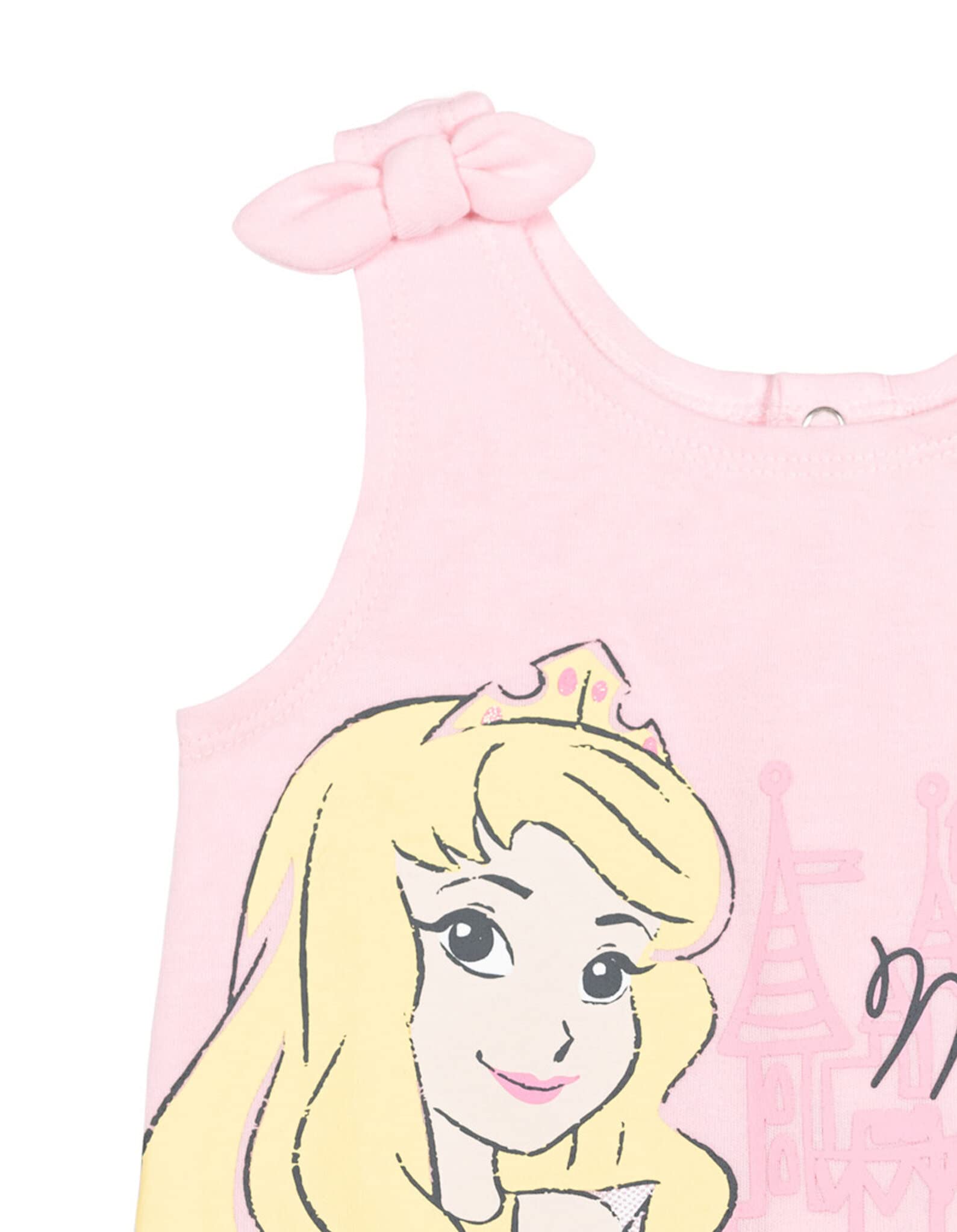 Disney Prinzessin Belle Ariel Cinderella Strampler und Stirnband Set - - 4 Jahre