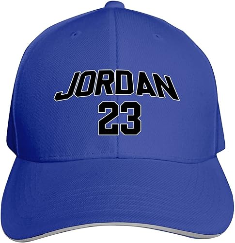 Gorra de béisbol unisex ajustable con el número 23 de Jordan para sándwich para papá gorra de camionero