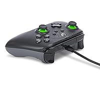 Vista 5 de PowerA Advantage Wired Controller for Xbox Series X S - Celestial Green, Black Xbox Controller with Detachable 10ft USB-C Cable, Mappable Buttons