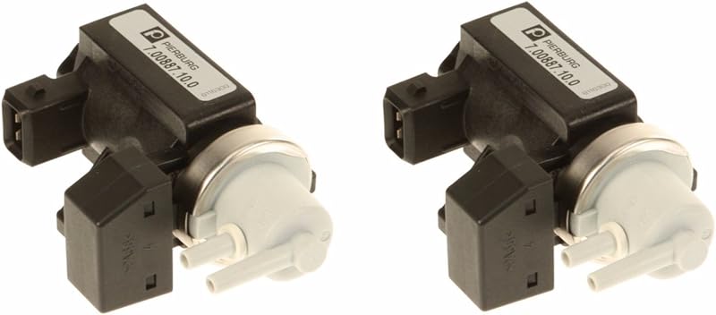 Kit com 2 válvulas solenoides de pressão do turbocompressor Pierburg para BMW