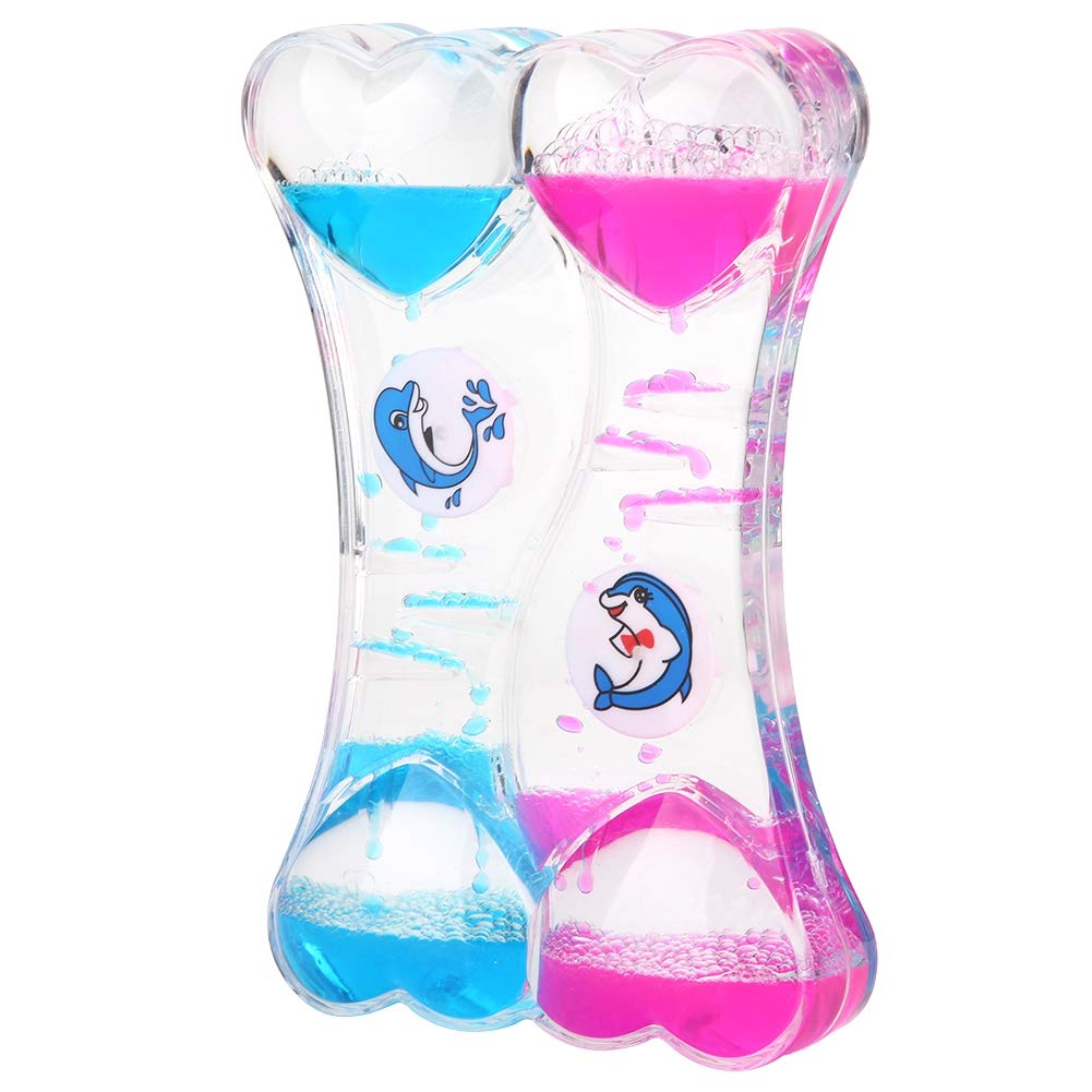 Liquid Timer Heart Pattern Easy to Use for Home Office (#1)