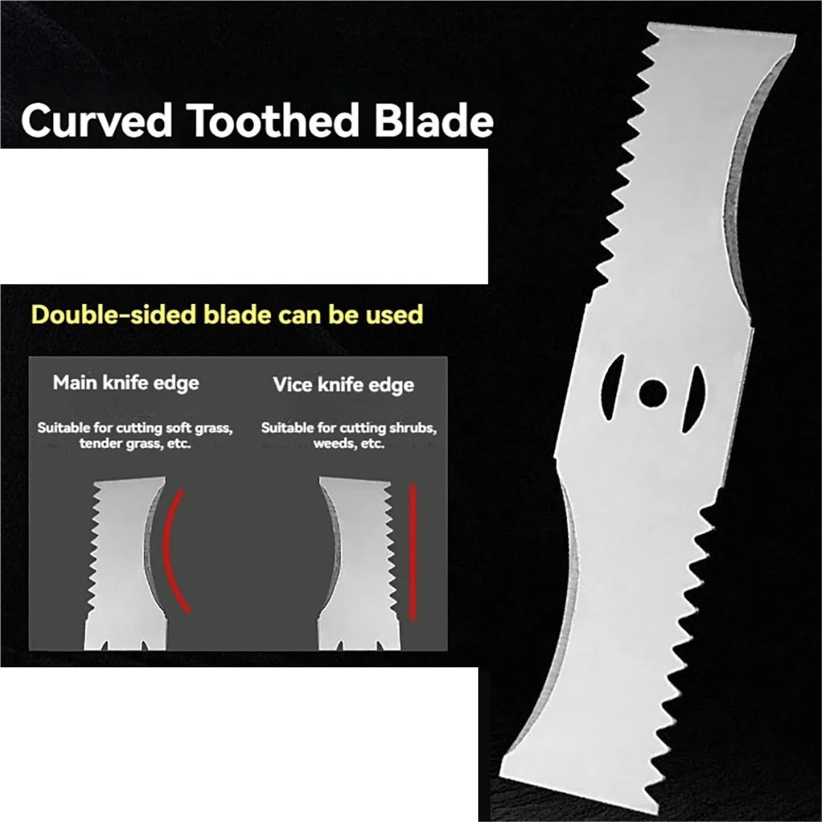 Cuchilla De Repuesto Dentada En Forma De Arco De 150mm, Ajuste Universal For Cortacésped Pequeño, Pieza De Repuesto(30pcs)