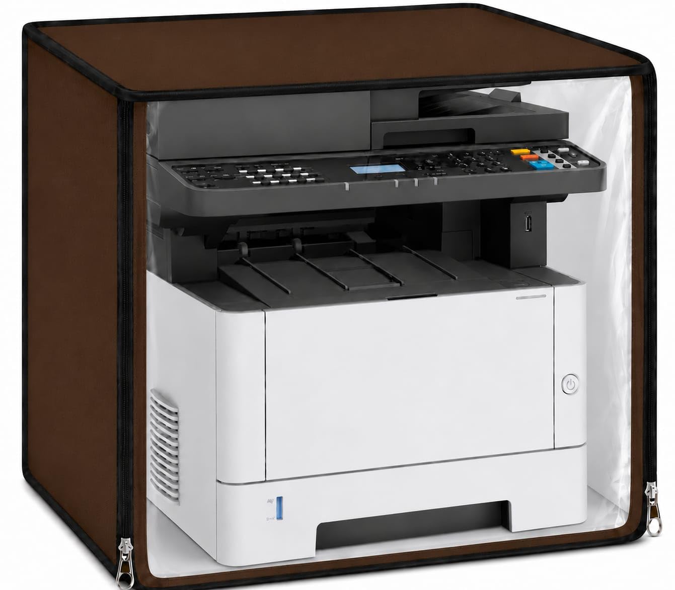 JMT Printer Cover Suitsole For Kyocera Ecosys MA4000x Laser Printer (Solid Brown)-image-28