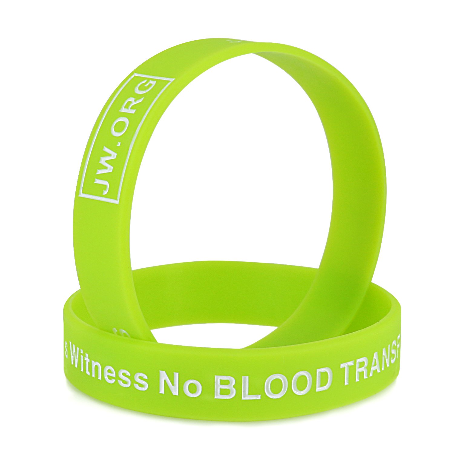 Jw. ORG pas de sang d'identification médicale Wristband-rainbow-5pcs