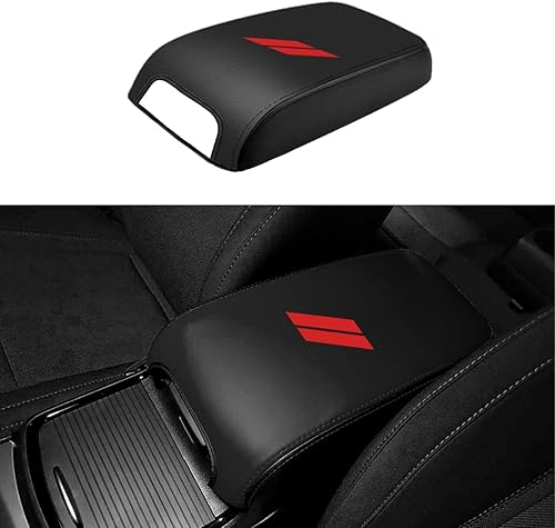 Miniatura 5 de BoxCheer Funda para reposabrazos de consola central adecuada para Dodge Charger 2011-2023  Chrysler 300 2011-2022 de cuero antiarañazos, protector