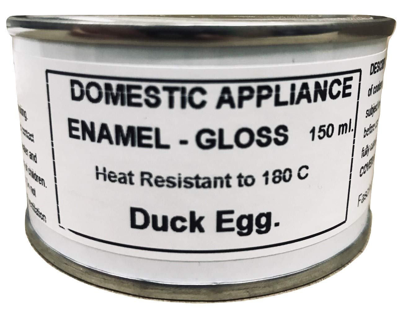 Fascinating Finishes Ltd 1 x 150ml Duck Egg Gloss Fridge, Cooker And Appliance Enamel Paint. Heat Resistant