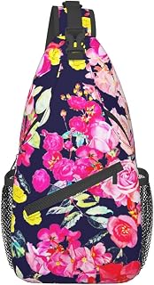 Mochila con Bandolera para Hombre de Color Rosa, Bolsa de Viaje para el día de Senderismo, Bandolera.